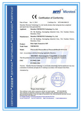 China Moduleland Technology Co., Ltd. Certificaciones