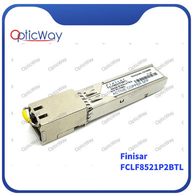 RJ-45 SFP Transceptor de fibra Finisar FCLF8521P2BTL 10/100/1000 Base-TX Cobre 100m