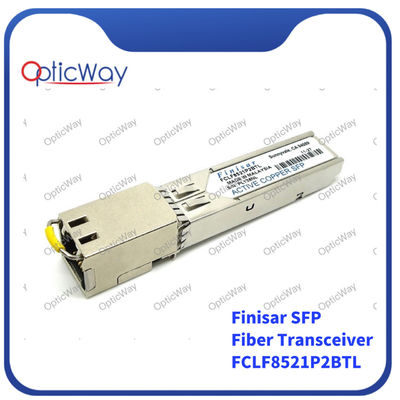 100m 1.25G RJ45 SFP Transceptor Finisar FCLF8521P2BTL 1000Módulo de fibra de base