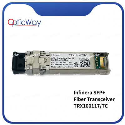 Infinera TRX100117/TC 10G DWDM Tunable APD LIM 80km LC SFP+ Transceptor de fibra