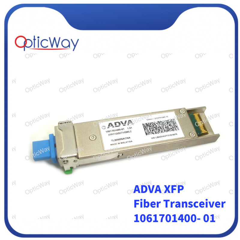 Modulo óptico LC XFP sintonizable 11G / DCTV / SM / LC DWDM Banda C 80km SMF